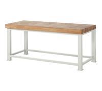 Banco de trabajo para cargas pesadas RAU, grosor del tablero 100 mm