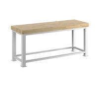 Banco de trabajo para cargas pesadas RAU, grosor del tablero 100 mm