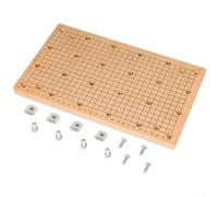 Banco de trabajo para tableros de protección MDF Spoilboards con agujeros M6 para máquina de grabado 3018, 30 x 18 x 1,2 cm