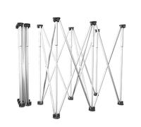 Banco de trabajo plegable con bolsa de almacenamiento, de acero inoxidable, portátil, para trabajos de construcción y carpintería