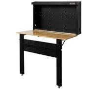 Banco de trabajo plegable de pared con panel para llaves Holzmann wb120fold