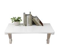 Banco de trabajo plegable montado en la pared, tamaños ajustables de 40 a 120 cm, escritorio plegable resistente flotante para laptop con soportes, solución versátil para oficina en casa