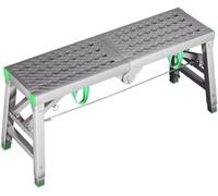 Banco de Trabajo portátil, andamio Multifuncional, Escalera Tipo Torre, Taburete para proyectos de mejoras del hogar, Acero galvanizado (200 * 40)