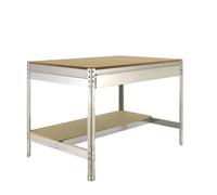 Banco de Trabajo Simonwork con Ruedas BT0 Box 91x151x76cm galva/Madera