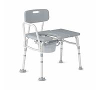 Banco de Transferencia con Corte perineal y Cubo con Tapa de 400 Libras