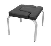 Banco de yoga de inversión, 200 kg, capacidad de carga para el gimnasio familiar, entrenador de pie con marco de madera y acolchado de poliuretano, taburete de yoga para entrenamiento de fuerza y