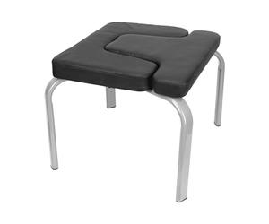 Banco de yoga de inversión, 200 kg, capacidad de carga para el gimnasio familiar, entrenador de pie con marco de madera y acolchado de poliuretano, taburete de yoga para entrenamiento de fuerza y