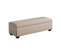 Banco de zapatos con almacenamiento abatible, banco de zapatos, sofá de entrada, cojín de cuero, bisagra en forma de Z, capacidad de carga de más de 500 gatos, adecuado for sala de estar, dormitorio,