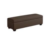 Banco de zapatos con almacenamiento abatible, banco de zapatos, sofá de entrada, cojín de cuero, bisagra en forma de Z, capacidad de carga de más de 500 gatos, adecuado for sala de estar, dormitorio,