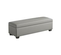 Banco de zapatos con almacenamiento abatible, banco de zapatos, sofá de entrada, cojín de cuero, bisagra en forma de Z, capacidad de carga de más de 500 gatos, adecuado for sala de estar, dormitorio,