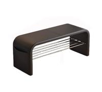 Banco de zapatos con divisiones de hierro, fuerte capacidad de carga, ideal para pasillo, dormitorio y guardarropa