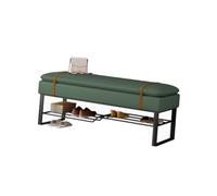 Banco De Zapatos De Entrada,Banco De Extremo De La Cama,Banco De Zapatos con Estructura De Acero Al Carbono,con Cojín Suave De Esponja,para Entrada Y Pasillo(Color5,140cm)