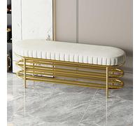 Banco de zapatos de entrada con asiento, solución de almacenamiento estrecha para pasillo, estante de metal de 2 niveles para organización de sala de estar