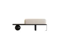 Banco de zapatos de madera maciza, taburete nórdico creativo simple para entrada, dormitorio, sala de estar, cambia los zapatos fácilmente, 80 x 35 x 45 cm, color negro