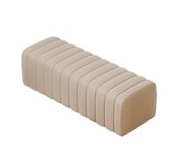 Banco de zapatos para entrada, asiento rectangular simple de almacenamiento, otomano tapizado para sala de estar, armario y mesita de noche, zapatero versátil y reposapiés