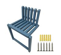 Banco de zapatos plegable montado en la pared, taburete cambiador de zapatos de madera maciza, silla de ducha multifuncional, diseño de ahorro de espacio, fácil instalación