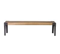 Banco diseño industrial metal y madera 180cm MADISON