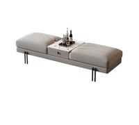 Banco Entrada Banco de almacenamiento for el extremo de la cama, banco tapizado de metal de terciopelo, asiento de ventana, banco de almacenamiento de juguetes con cajón for el extremo de la cama, dor
