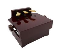 Banco extensor de pedal de piano, para niños, altura ajustable con 3 pedales para niños, piano, accesorio para niños, elevador de pedal de piano, 38 x 38 x 28 cm (marrón)