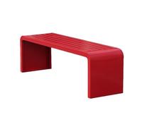 Banco Exterior Multicolor,taburete De Seguridad Con Bordes Redondeados,construcción Soldada De Una Sola Pieza Para Una Alta Capacidad De Carga,adecuado Para Céspedes(Red,120cm/47.3in)