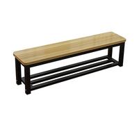 Banco exterior para 2-4 personas | Wetterfeste Gartenbank, die nicht verrottet | Ideal para Garten, Veranda & Park mit Schuhregal (90 cm) - Langlebig & Stylisch