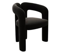 Banco for manicura y Maquillaje, tocador for Dormitorio de Mujer, Silla de Terciopelo Esmerilado(Black)