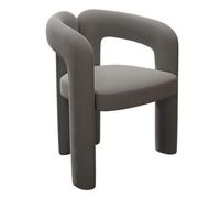 Banco for manicura y Maquillaje, tocador for Dormitorio de Mujer, Silla de Terciopelo Esmerilado(Gray)