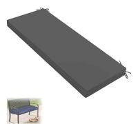Banco impermeable para exteriores, 40/48/36/59 x 40.6/45.7/20 pulgadas, 2 pulgadas de grosor, para columpio de jardín de piel de 2/3 plazas (color 2, 51 x 14 x 2 pulgadas)