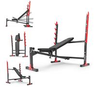 Marbo Sport Banco de musculación Ajustable Soporte para Pesas MH-L107 2.0 | Made in EU