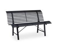 Banco jardín Banca de acero 2 plazas 18,4 kg Banco de jardín Banco exterior