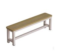 Banco Jardin Exterior Banco de Patio con Estructura de Acero y Madera Doble Capa Taburete para Zapatos Banco Madera Deal para Patios Jardines Terrazas Balcones y Entradas(A,100 * 30 * 45cm)