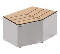 Banco KAIRO PROCITY, H x A x P 472 x 1067 x 667 mm, sin respaldo