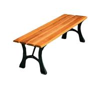 Banco largo de madera para exteriores, asientos de parque de ocio y estadio, construcción de madera maciza para gimnasio, jardín y áreas de descanso