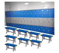 Banco largo de plástico ABS impermeable para gimnasio y baño, taburete para vestuarios y piscinas públicas, ideal para cambiar y relajarse