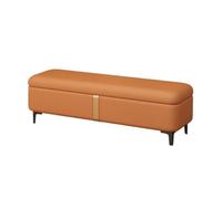 Banco ligero para cambiar zapatos al final de la cama, taburete rectangular largo, elegante solución de almacenamiento para entrada, dormitorio y sala de estar, muebles que ahorran espacio
