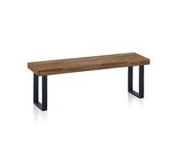 Banco loft roble salvaje - negro, roble salvaje - blanco, roble boreal - negro, roble honey - negro 120 x 47 x 34 cm