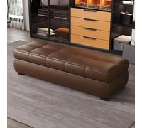 Banco moderno con almacenamiento para dormitorio, largo para , adecuado para tiendas de ropa, dormitorios, entradas, bancos noche y para cambiarse zapatos(H,80*45*40cm/31.5*17.7*15.7in)