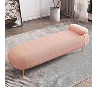 Banco moderno tapizado de terciopelo decorativo para entrada para dormitorio, muebles acolchados suaves, solución de almacenamiento elegante, decoración del hogar