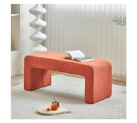 Banco moderno tapizado para sala de estar, dormitorio y entrada, elegante banco de almacenamiento de zapatos blanco de 150 x 40 x 45 cm, solución perfecta para sentarse al final de la cama