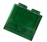 Banco Monetario Transparente, Banco de Monedas Diseño de Bloques de Construcción Rectangulares Colores Brillantes Educativos para el Hogar para Niños (8.9x8.9x9.2cm / 3.5x3.5x3.6in)