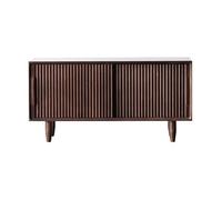 Banco multifuncional de madera para almacenamiento de zapatos con puertas correderas, muebles de entrada de 39.4 pulgadas para pasillo, sala de estar, oficina, vestidor o tienda