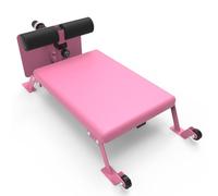 Banco Nordic Boucle Ajustable Con Ruedas - Equipo De Fuerza Para Isquiotibiales y Glúteos - Construcción De Acero Robusta, Soporta Hasta 204 kg - Compatible Con Discos 1 y 2 Pulgadas -Gimnasio En Casa