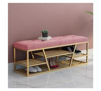 Banco nórdico moderno para zapatos con cojín de almacenamiento, elegante taburete de entrada para nización y comodidad en el hogar