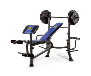 Banco Olímpico Marcy MWB-36780B con set de pesas 35 Kg