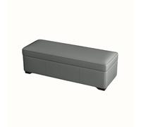 Banco Otomano Almacenamiento Otomano Taburete para Cambiar Zapatos Caja De Almacenamiento para Puerta del Hogar Taburete Junto A La Cama para Do(Medium Gray,90x40x40cm)
