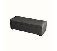 Banco Otomano Almacenamiento Otomano Taburete para Cambiar Zapatos Caja De Almacenamiento para Puerta del Hogar Taburete Junto A La Cama para Do(Dark Gray,120x40x40cm)
