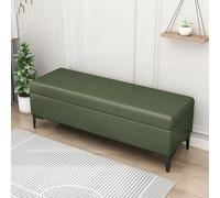 Banco otomano con almacenamiento, reposapiés extragrande para sala de estar, banco de sofá con tapa para zapatos y almacenamiento, muebles versátiles para zonas de invitados