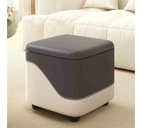 Banco otomano de almacenamiento con almacenamiento oculto, reposapiés acolchado, ideal para dormitorio, sala de estar, dormitorio y loft