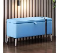 Banco otomano de almacenamiento con asiento acolchado, almacenamiento multifunción para zapatos y artículos esenciales