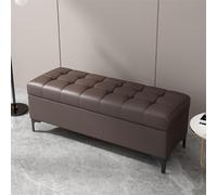 Banco otomano de almacenamiento con tapa, reposapiés de madera y caja de almacenamiento decorativa para entrada, sofá o dormitorio, banco perfecto para zapatos y banco final